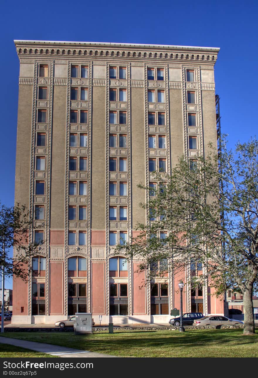 Office building in the historic district downtown pensacola Florida USA. Office building in the historic district downtown pensacola Florida USA