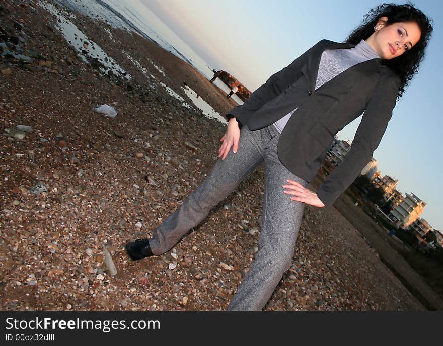 Woman At The Beach