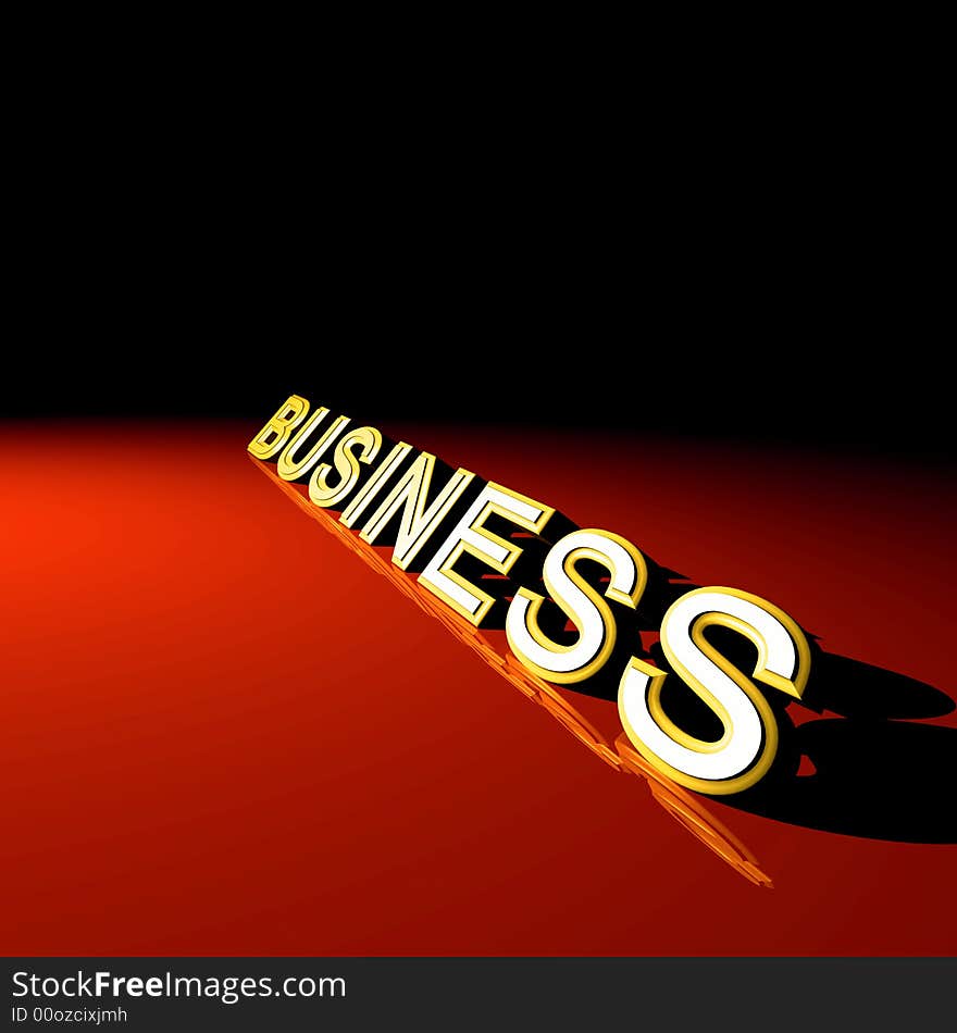 Business,3D digital computer art