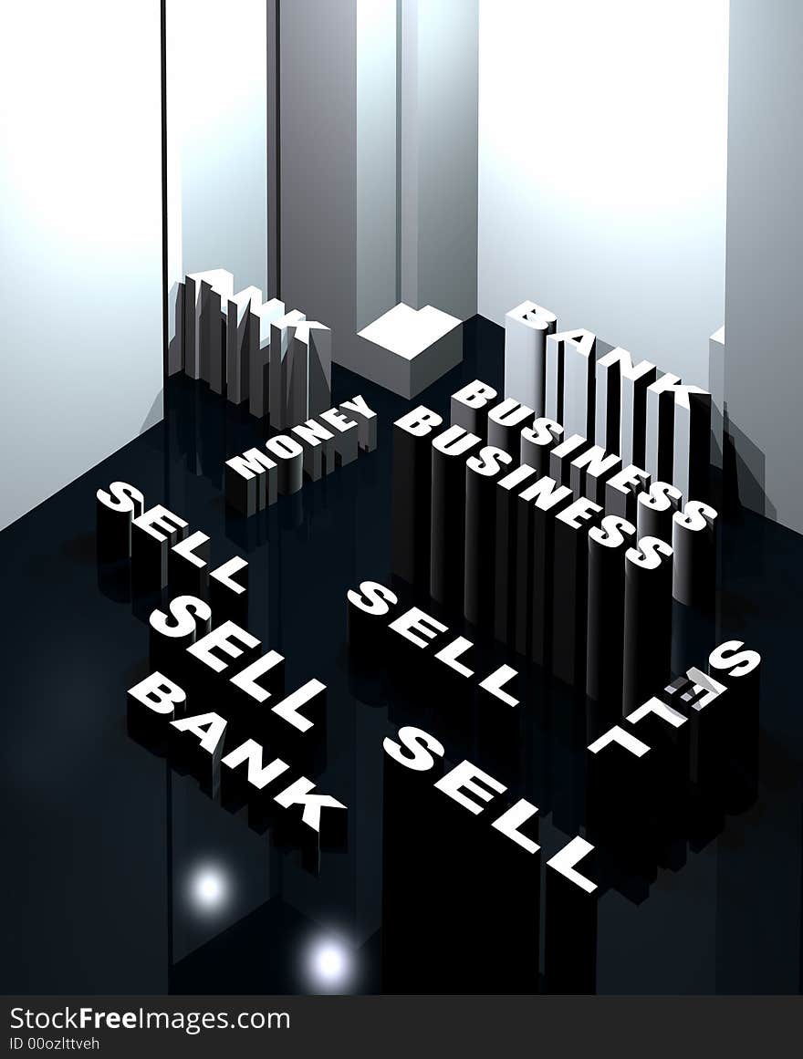 Business statistics graph made in 3d with lighting effects. Business statistics graph made in 3d with lighting effects