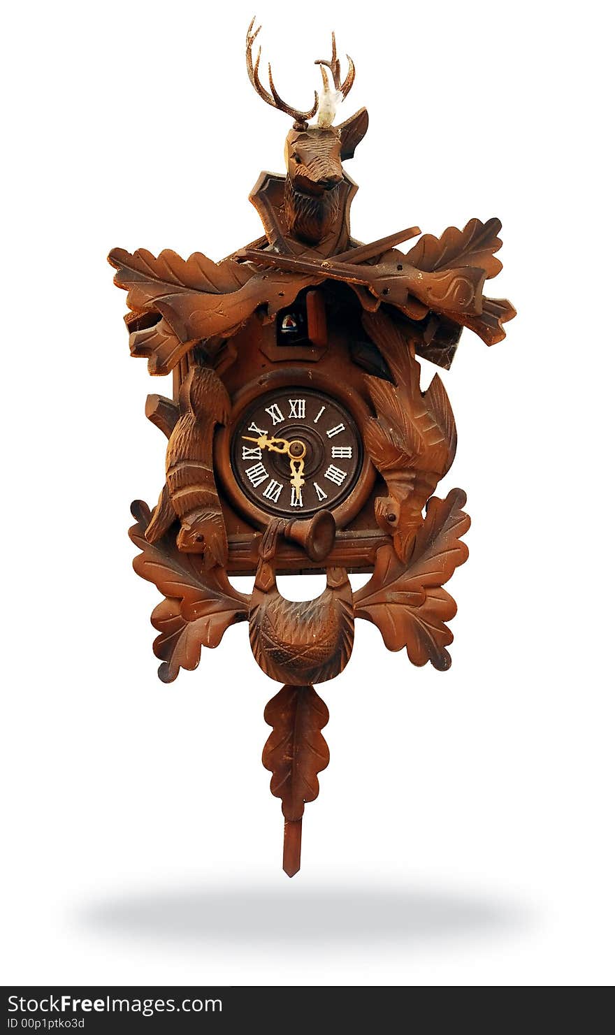 Deco wooden clock