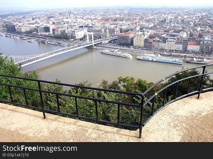 He is a Budapest panorama.