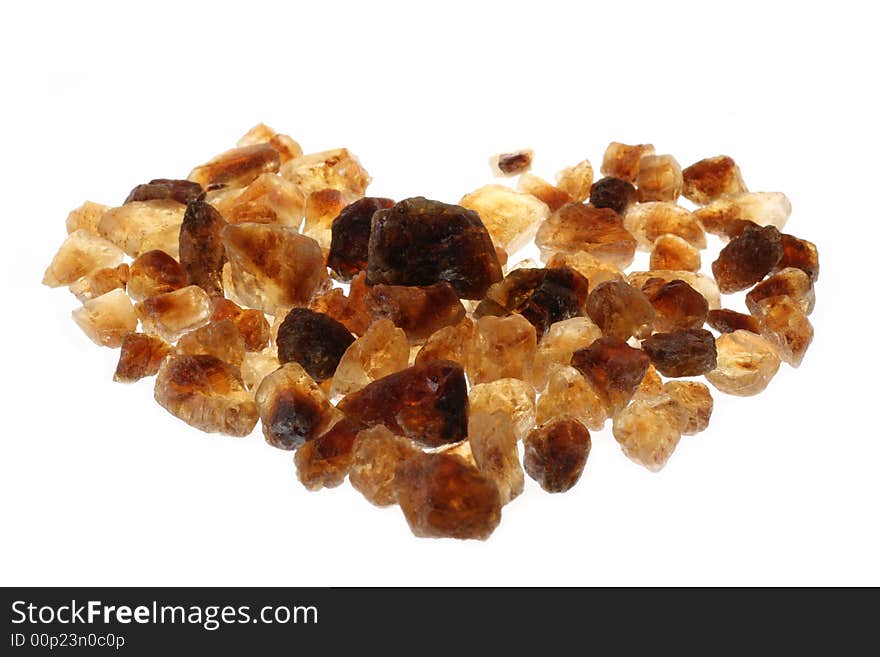 Caramel sweets similar to amber