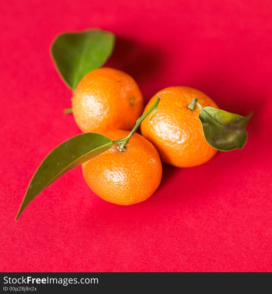 Three Tangerines