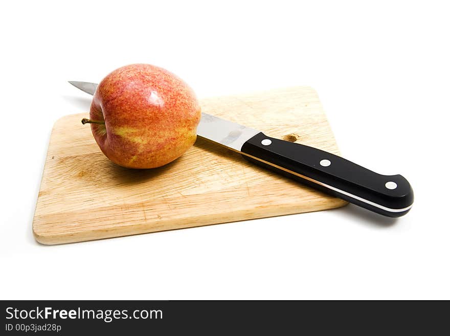 Apple On Desk