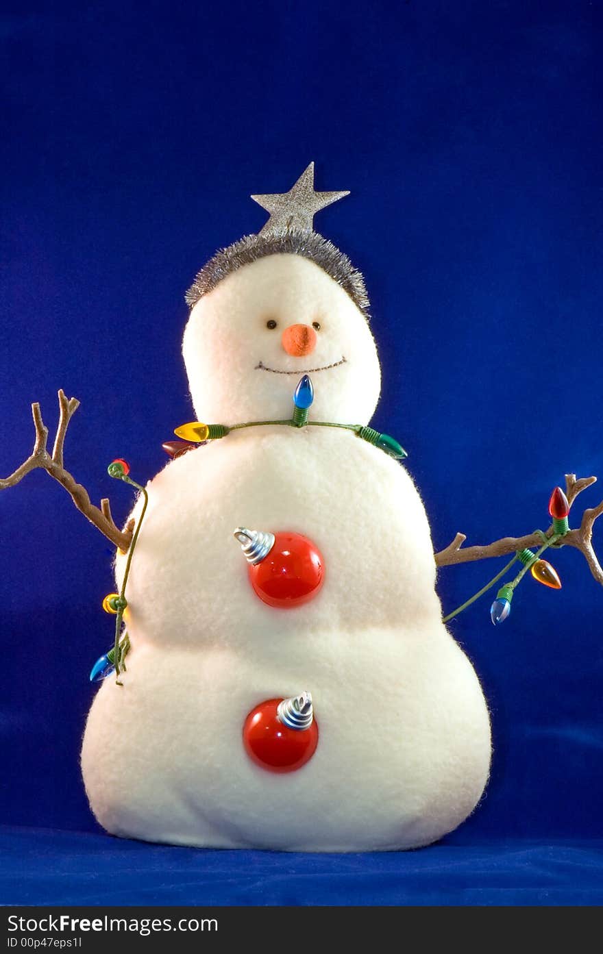 Stuffed Toy Christmas Snowman