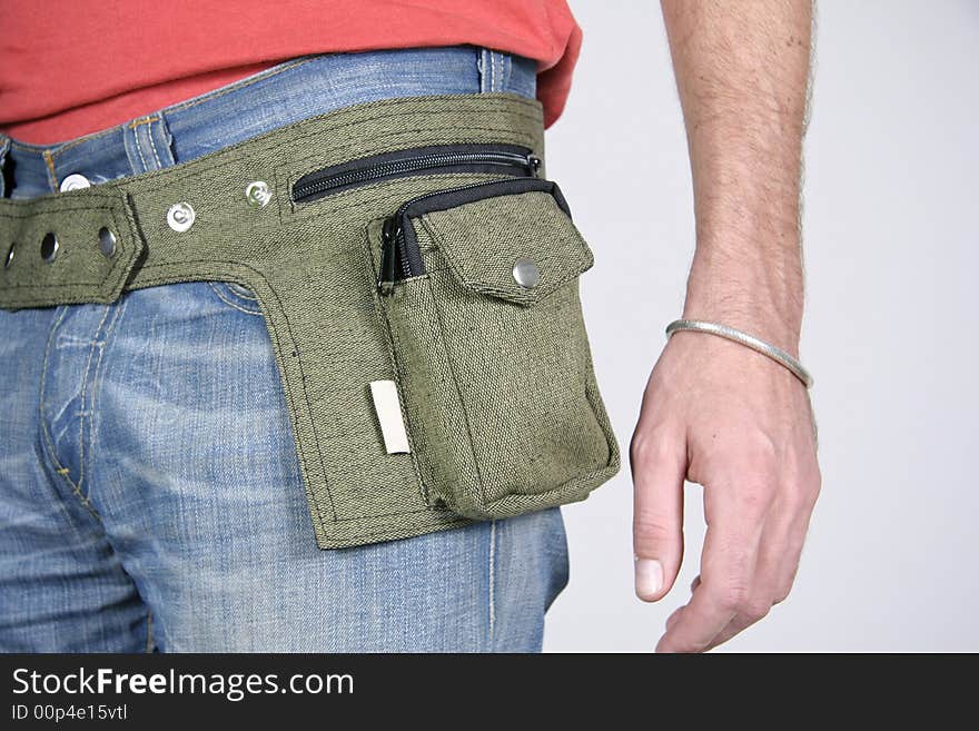 Male belt bags pouches