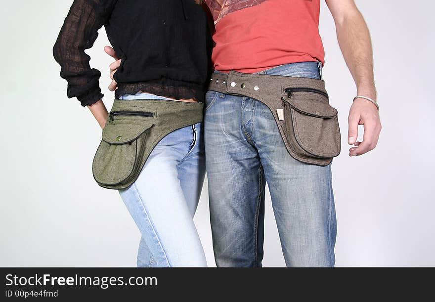 Couple  With Belt Bag Pouches