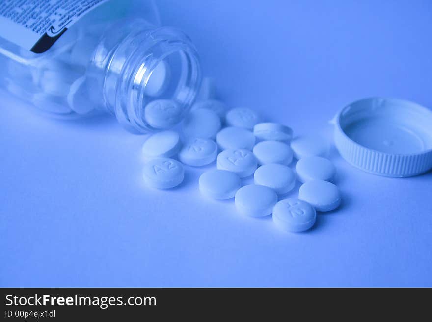 Tablets on a table