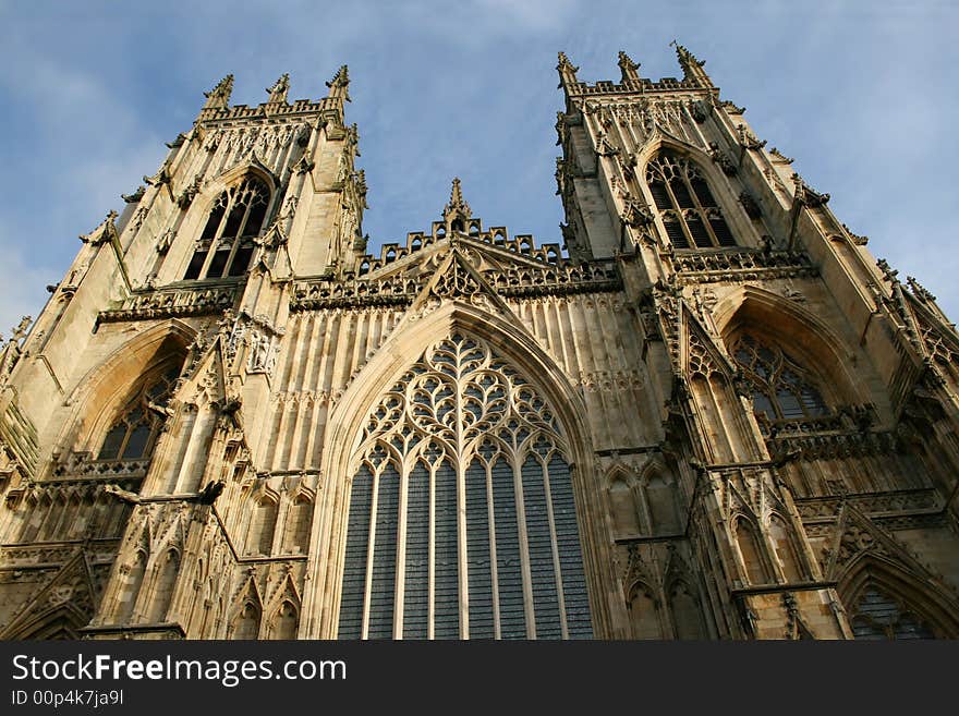 Majestic York Minster in England