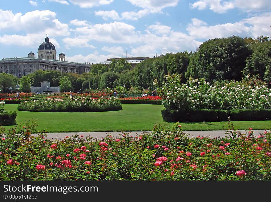 Gardens at Volksgarten, Vienna