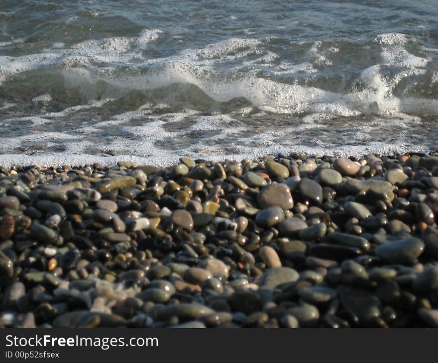 Stony beach