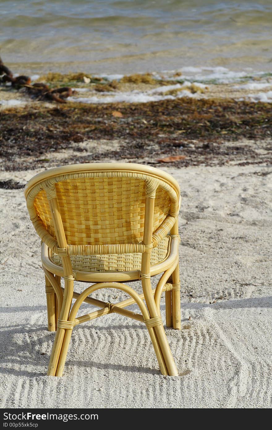 Beach Chair on the sand