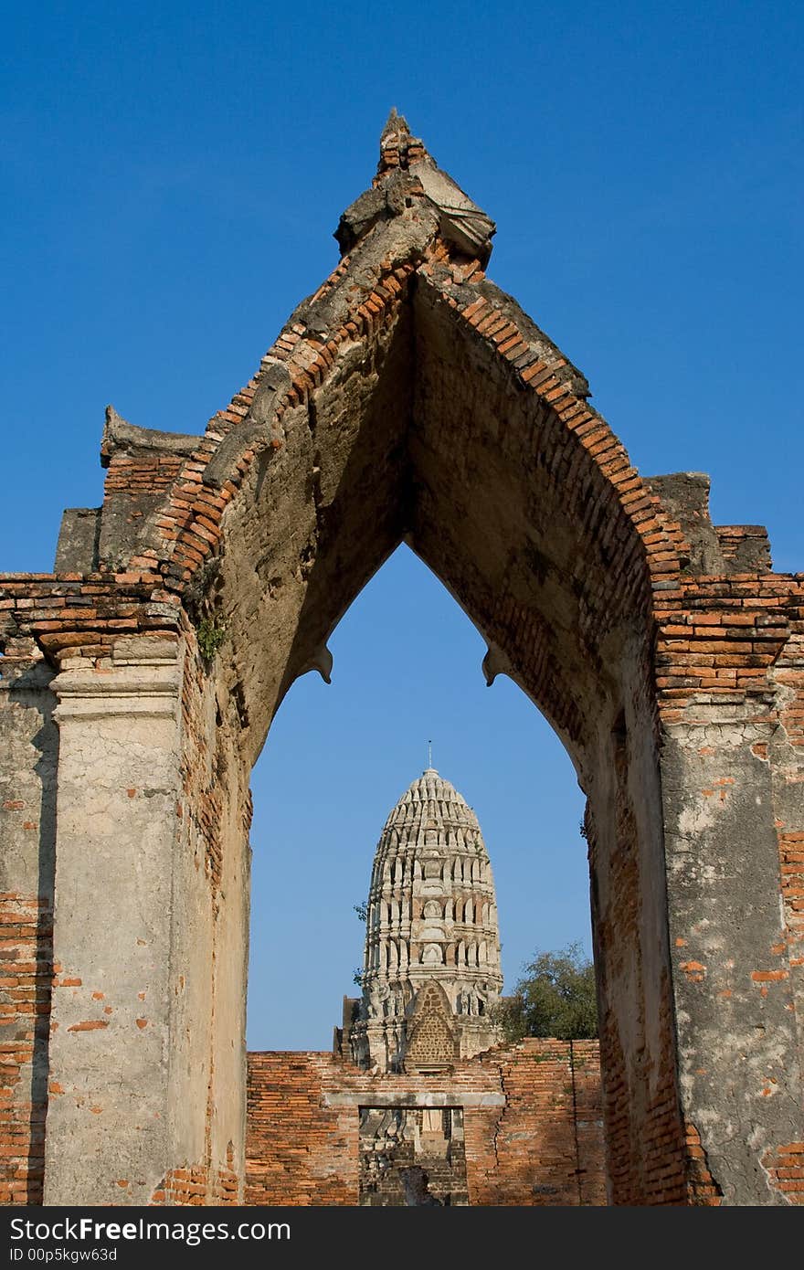 Wat Chai Wattanaram in Ayuthaya, Thailand. Part of UNESCO World Heritage. Wat Chai Wattanaram in Ayuthaya, Thailand. Part of UNESCO World Heritage.