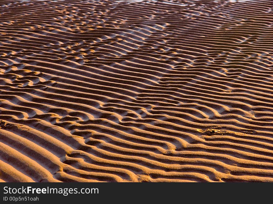 Abstract sand waves on a beach. Abstract sand waves on a beach