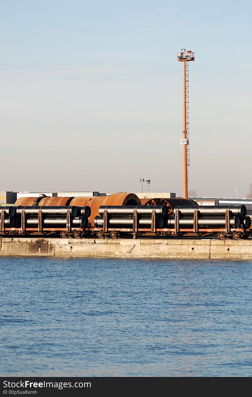 Transport in the port of Antwerp