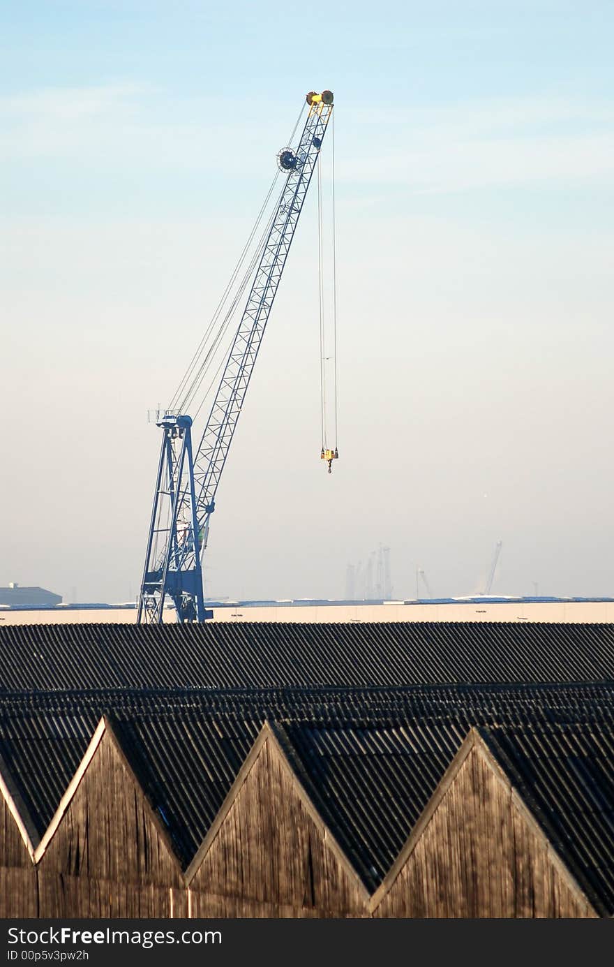 Warehouses In The Port Of Antwerp