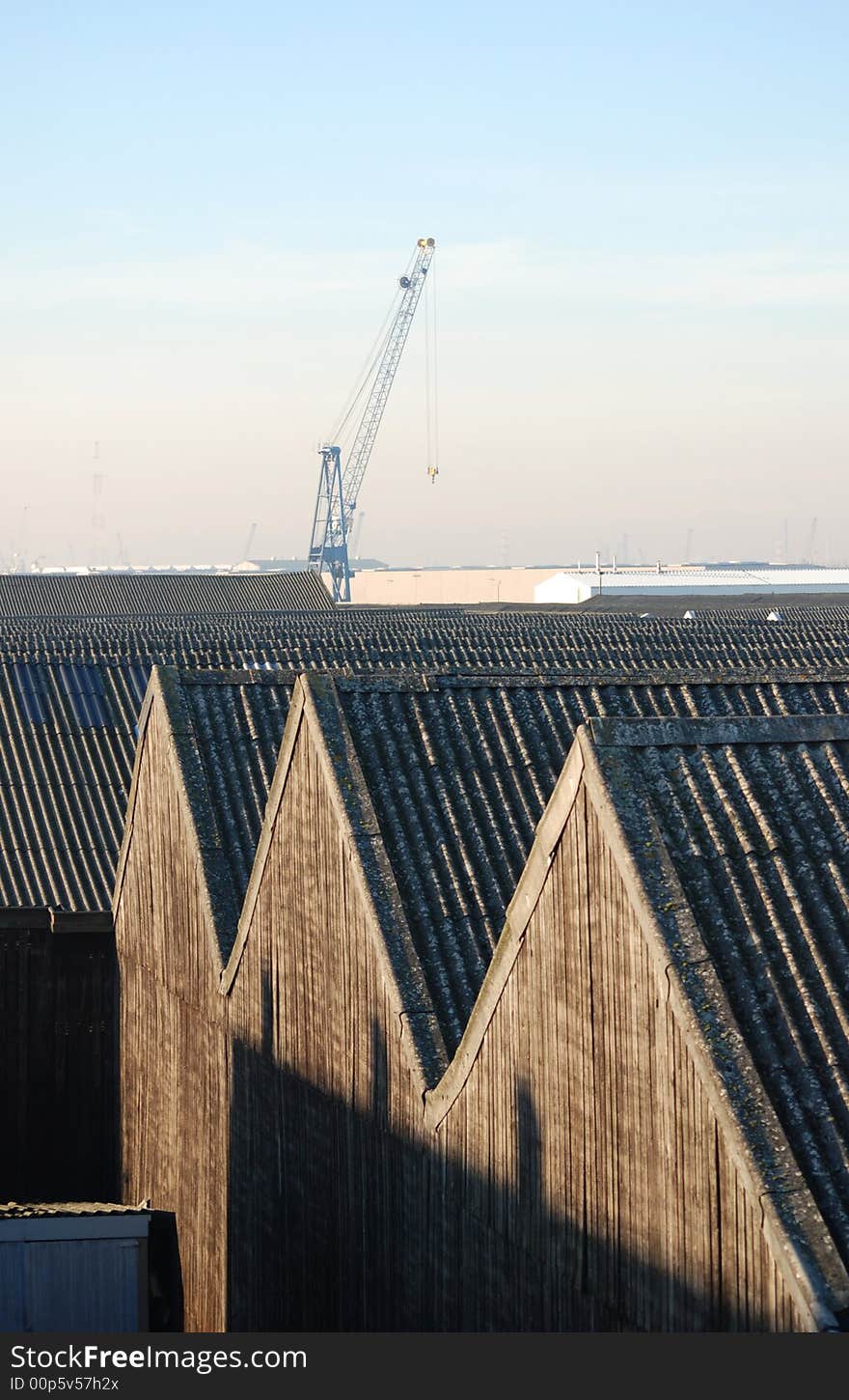 Warehouses In The Port Of Antwerp