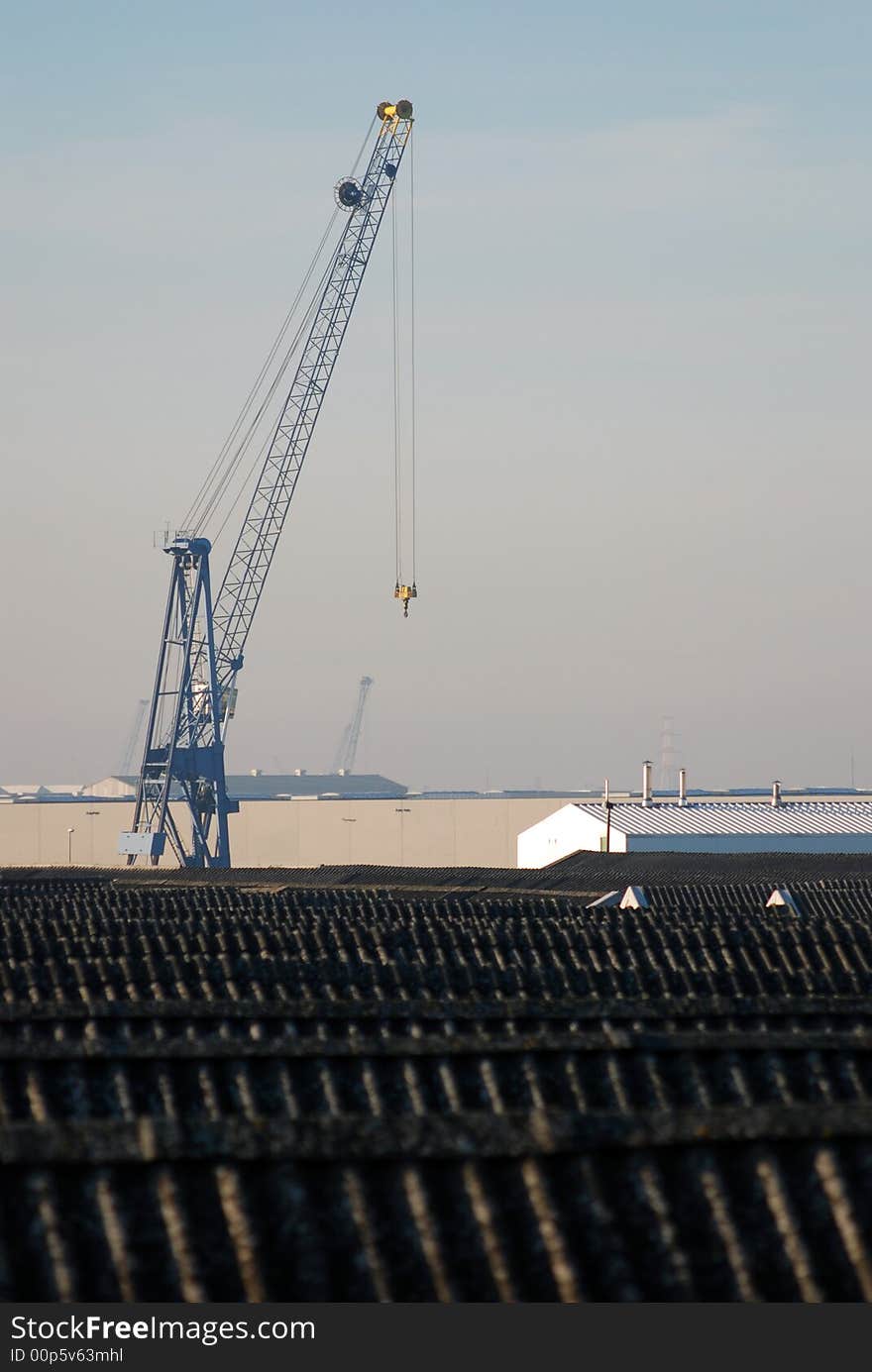 Warehouses In The Port Of Antwerp