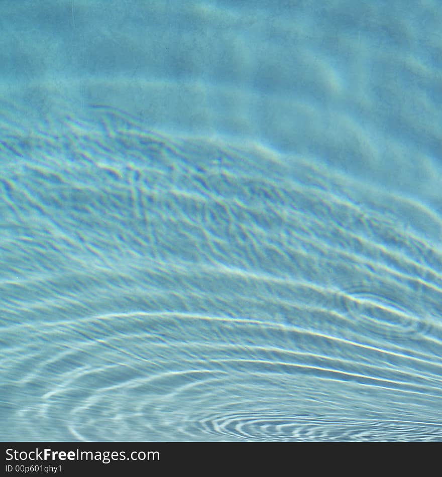 Water Ripples In Pool