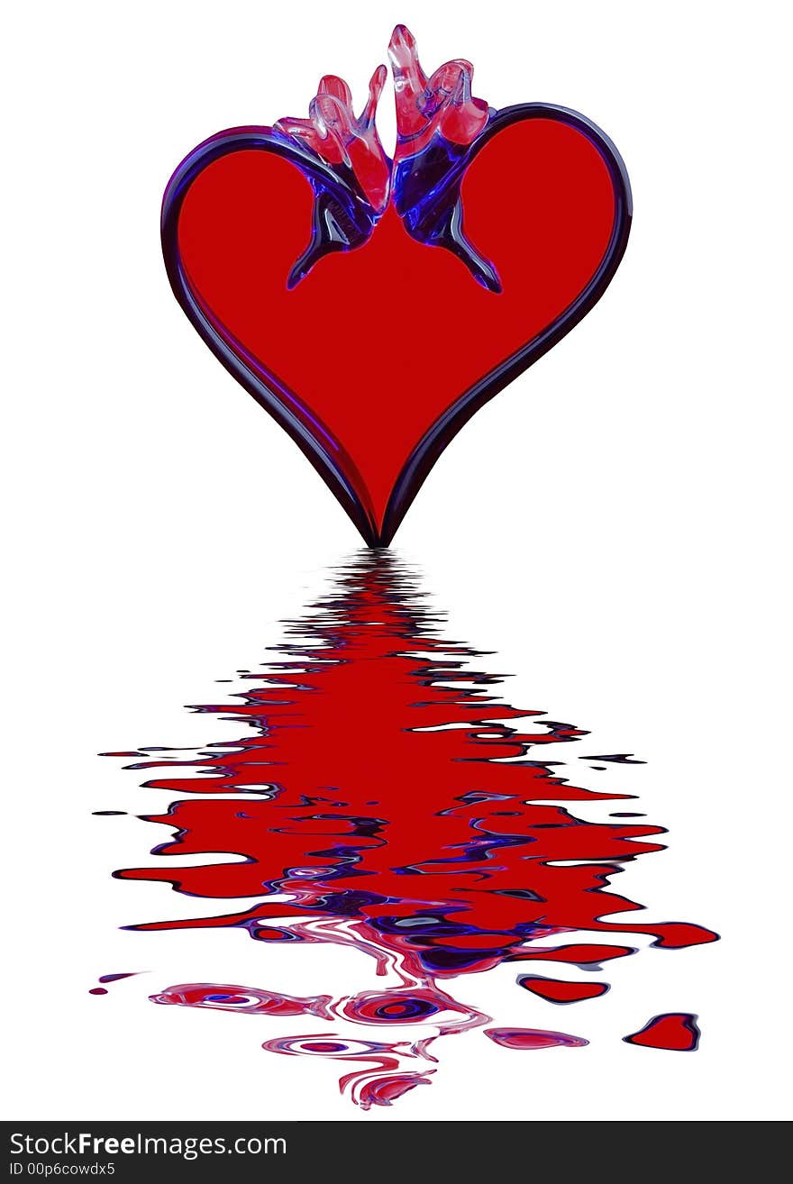 Heart In Water