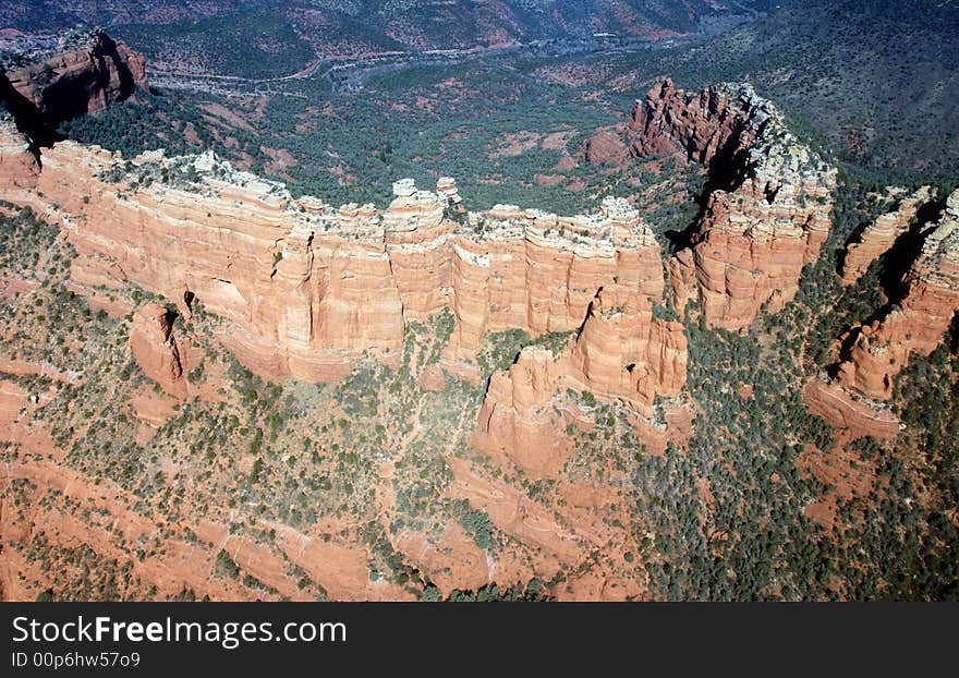 Sedona from the air