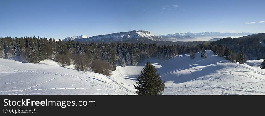 Landscape of mountain