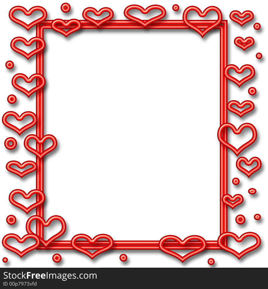 Neon Valentine Frame