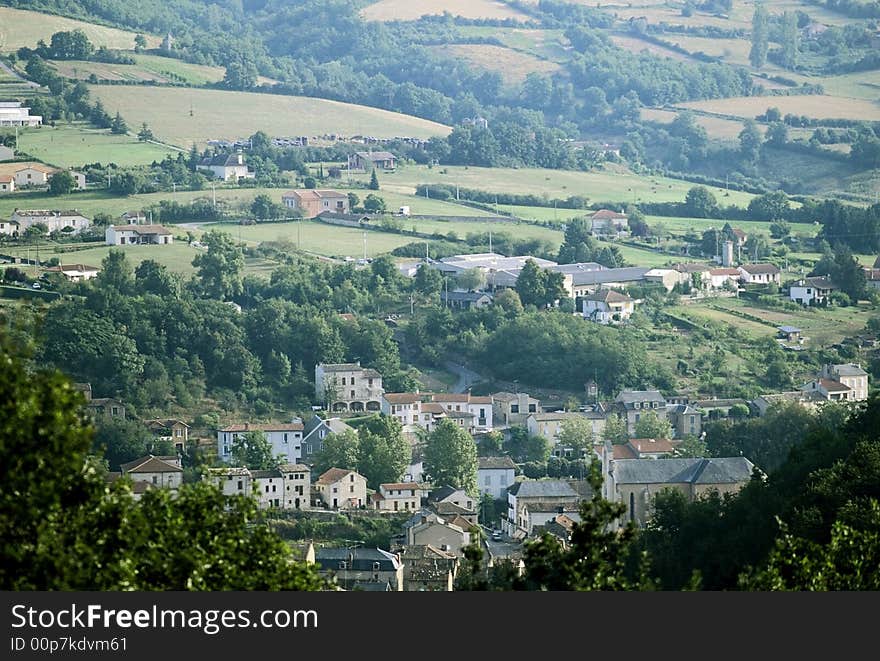 St antonin noble val and the river aveyron. St antonin noble val and the river aveyron.