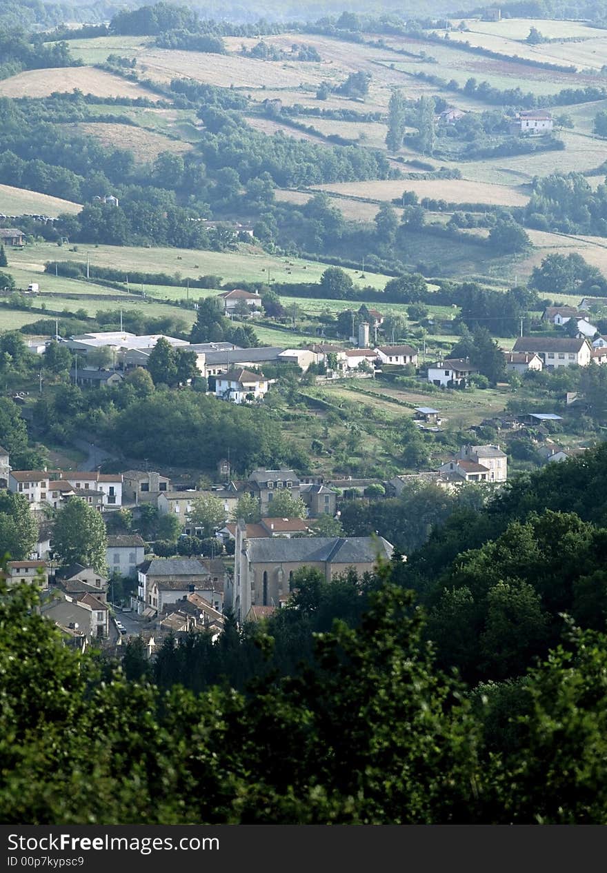 St antonin noble val and the river aveyron. St antonin noble val and the river aveyron.