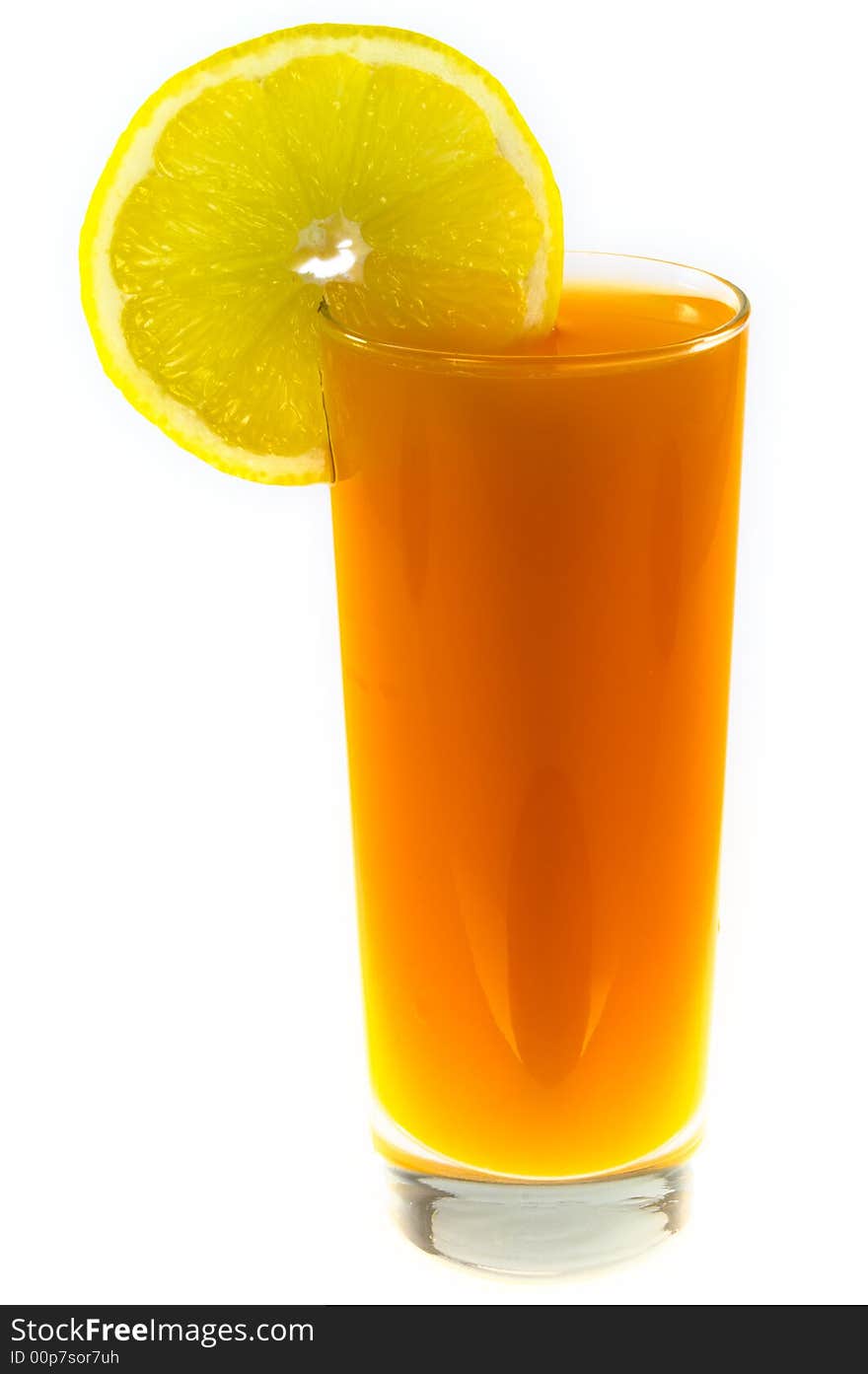 Orange juice and lemon