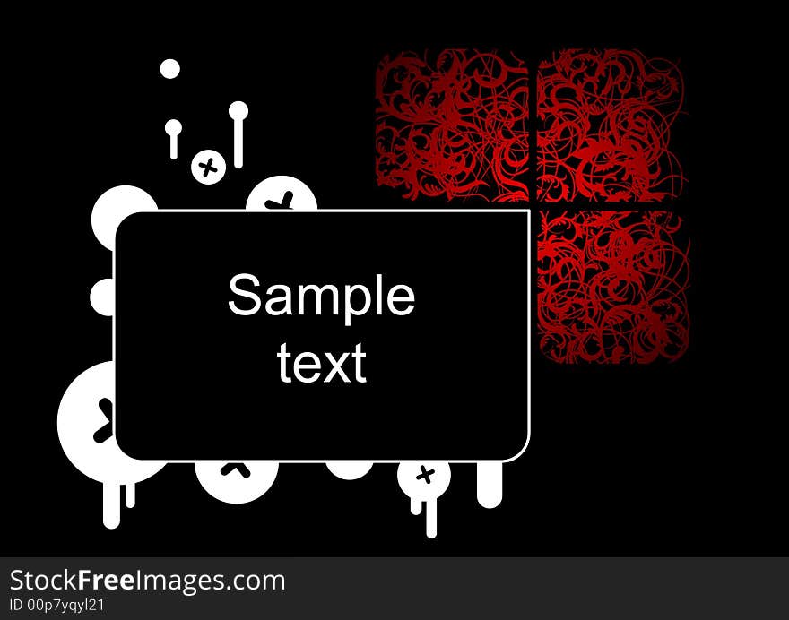 Abstract advertisement vector for your business. Abstract advertisement vector for your business