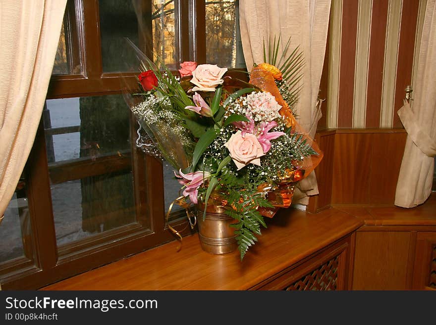 Bouquet In An Interior.