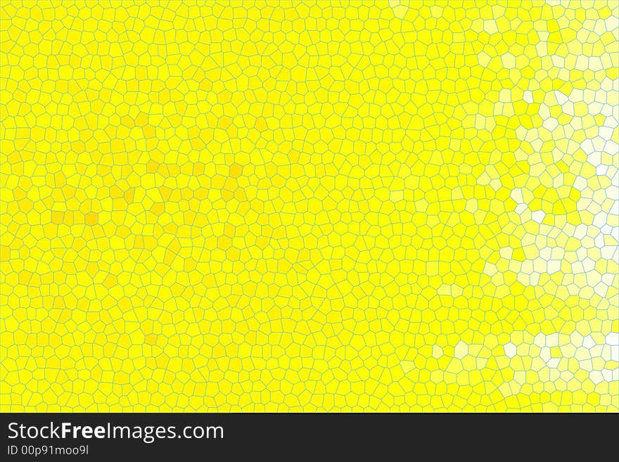 Abstraction on a yellow background