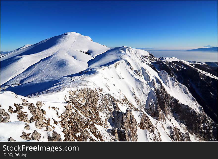 Majestic winter landscape