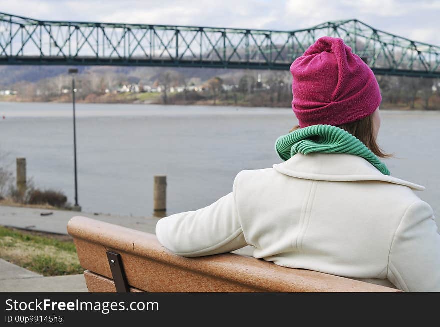 Looking out from the bench