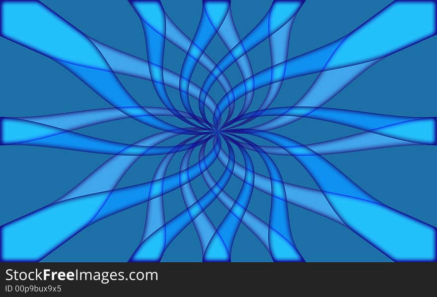 Abstract decorative background of overlay star