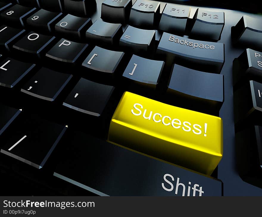 Keyboard Of Success