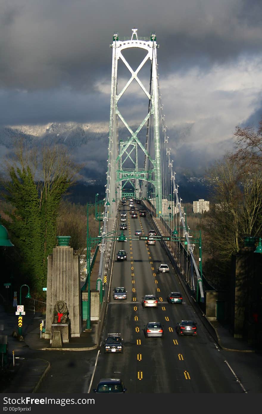 Lions Gate Bridge in Vancouver, British Columbia