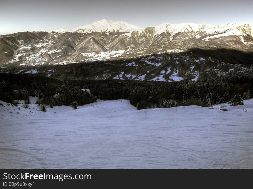 Mountain scenery