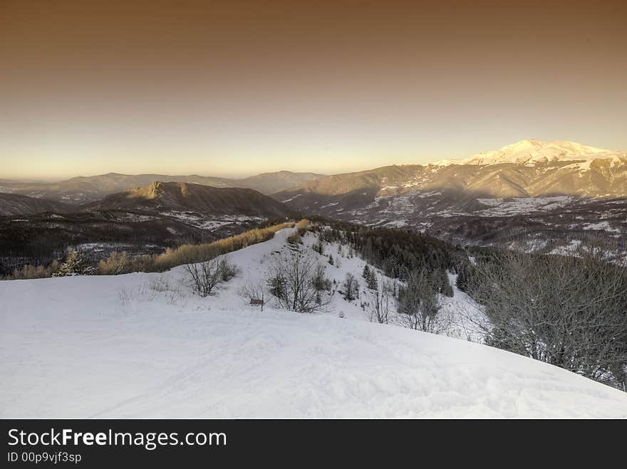 Mountain scenery