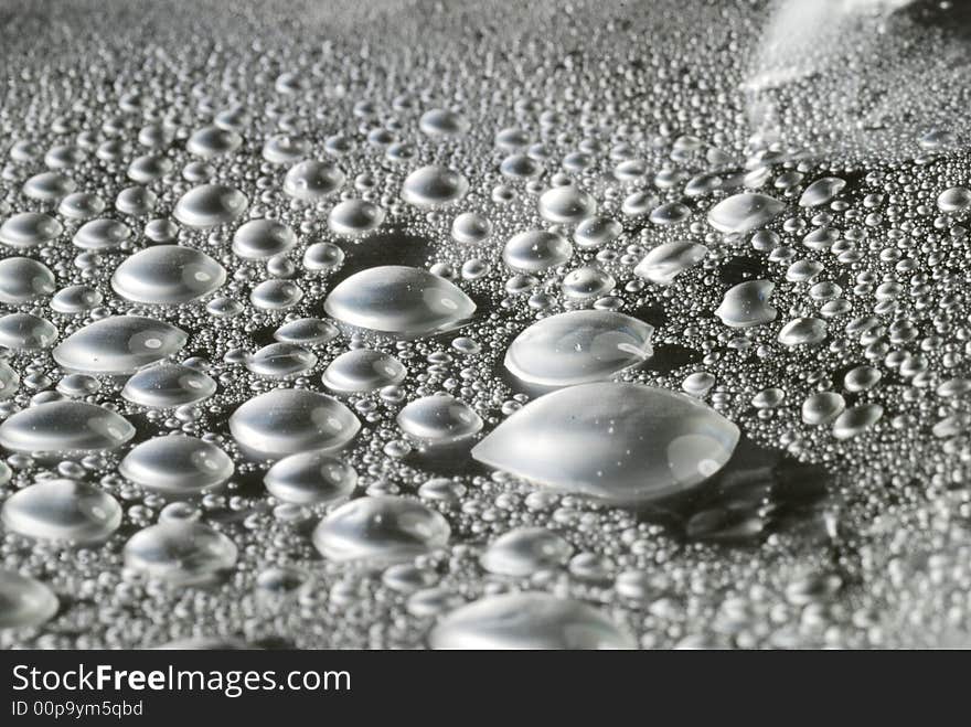 Metalic Water Drops