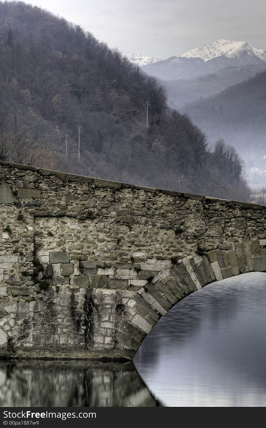 Maddalena s bridge, Borgo a mozzano, Italy