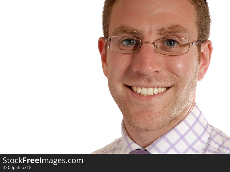 Smiling young man