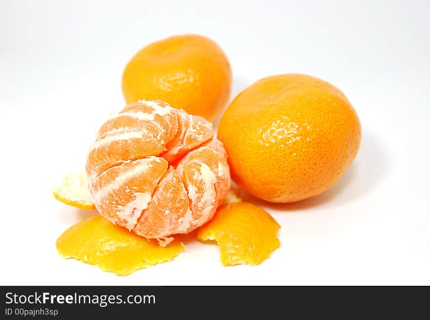 Some Peeled Tangerines