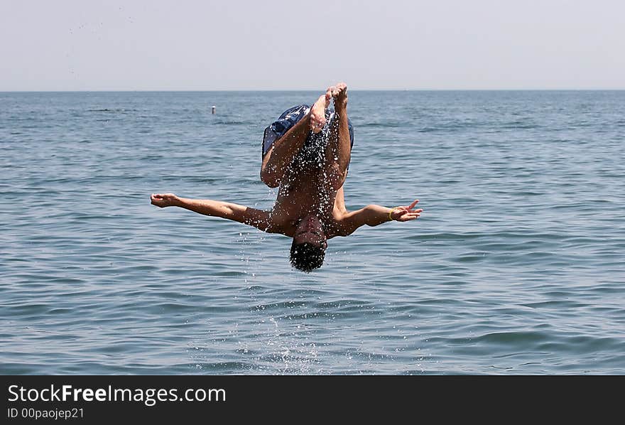 Nice summer flip to warm atlantic ocean