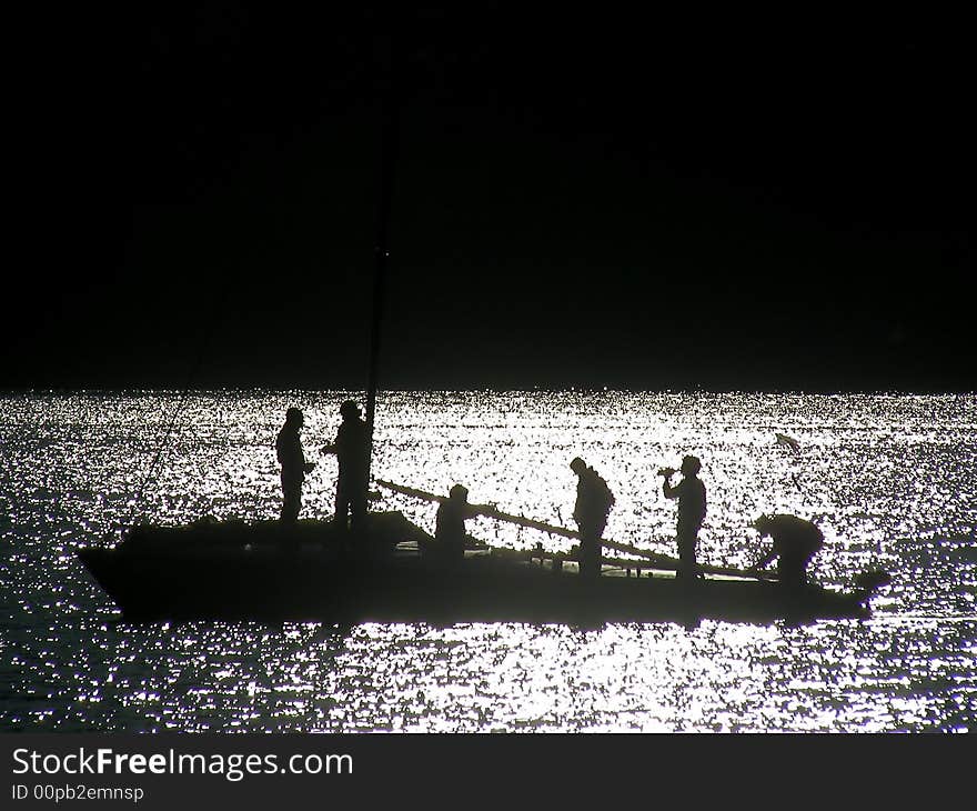 Man In Boat