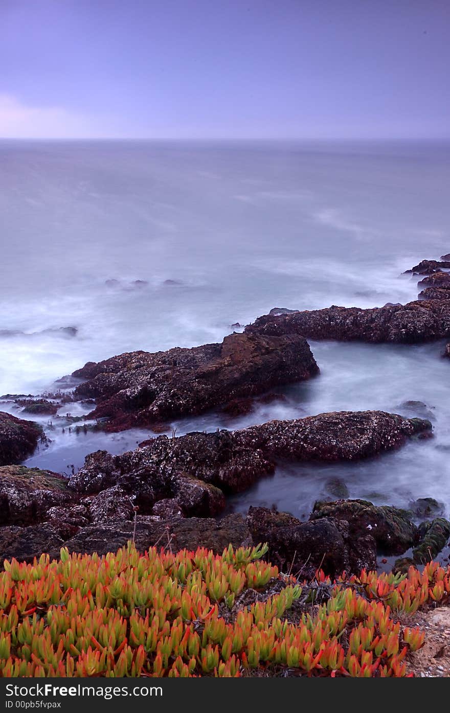 Calm Sea on CA Highway 1, California