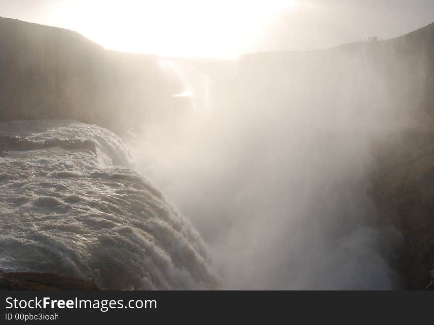 ICELAND-GULLFOSS WATERFALL