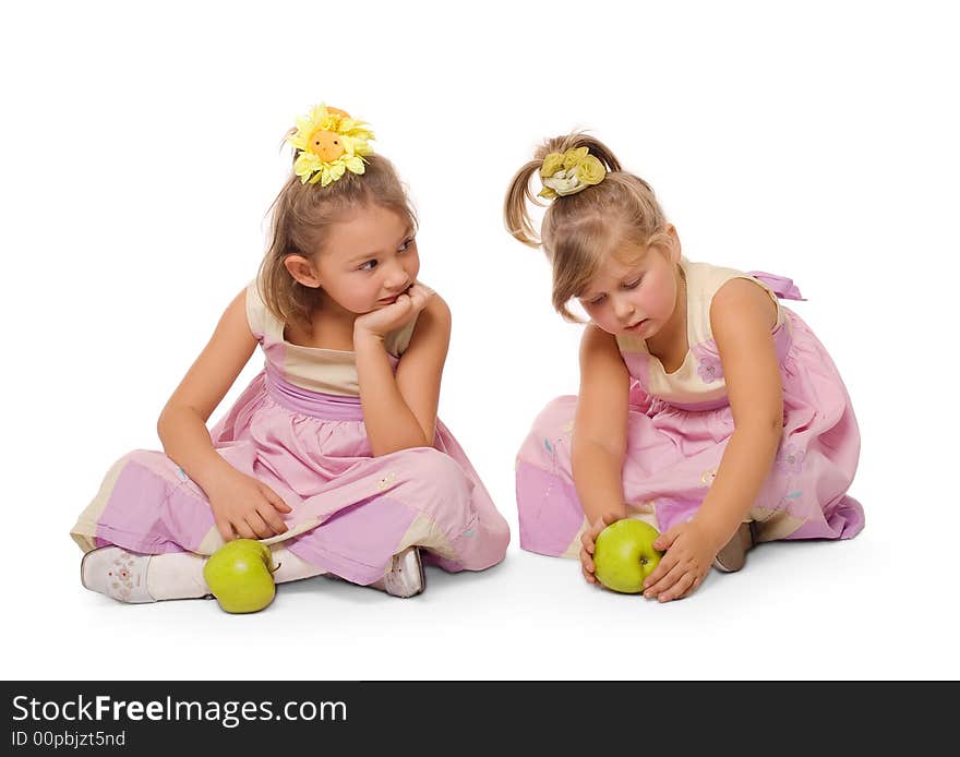 Girls With Apples